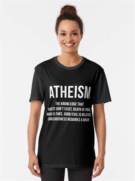 atheism funny definition quote anti religion atheist t t shirt by pugswagclothing redbubble