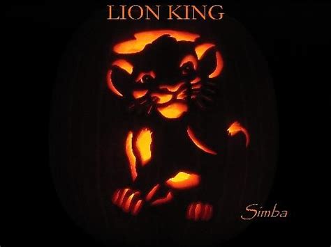 Simba Pumpkin Carving By Mgw