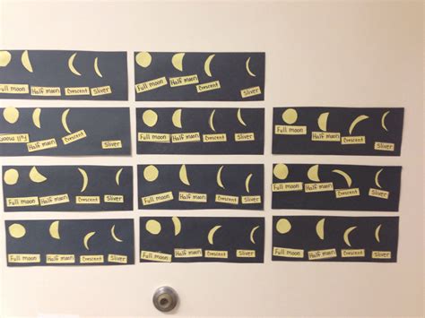 Phases Of The Moon Sequencing Activity Moon Activities Sequencing