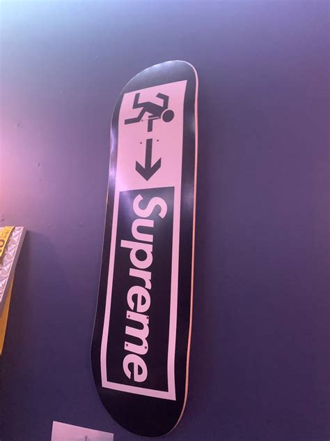 Supreme Supreme Exit Skateboard Deck Black Ss21 Grailed