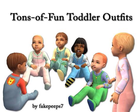 Mod The Sims Tons Of Fun Toddler Outfits Toddler Outfits Toddler