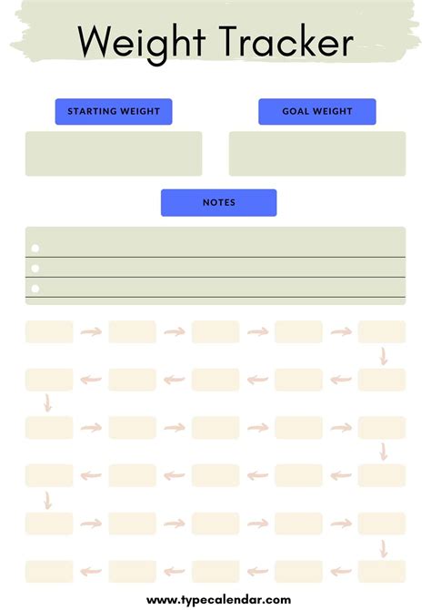Free Printable Weight Loss Tracker Templates Pdf Word Monthly Weekly