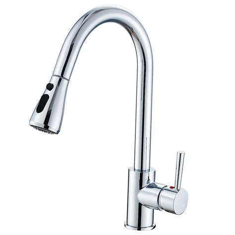 Buy Heablekitchen Sink Mixer Tap With Pull Down Sprayer Chrome Single