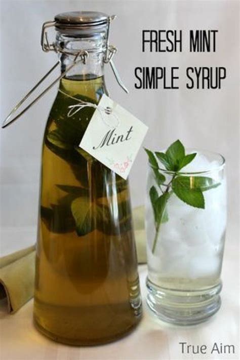 Easy Fresh Mint Simple Syrup Use It In Water Drinks Desserts And