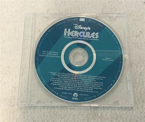 Disneys Hercules Soundtrack Cd An Original Walt Disney Records
