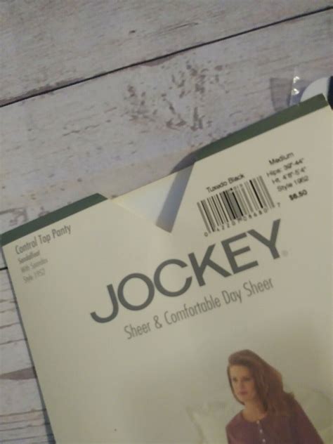 Jockey For Her Pair Vintage Pantyhose Hosiery Contro Gem
