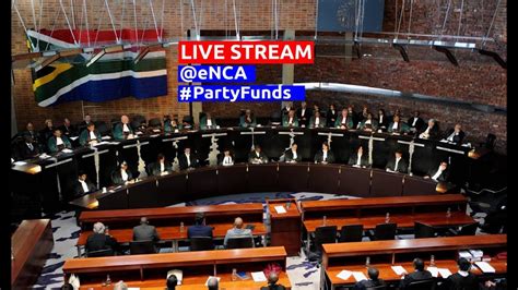 Live Constitutional Court Ruling On Political Party Funding Youtube