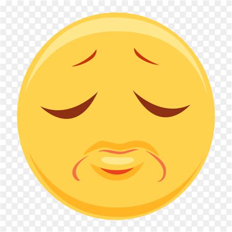 Worried Face Emoji Clip Art PNG Similar PNG