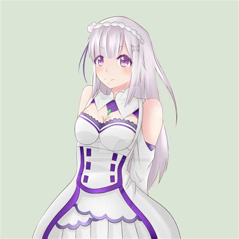 Rezero Emilia By Chrispyvelt On Deviantart