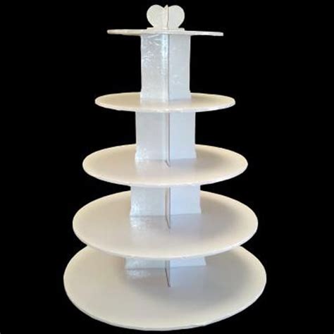 White 5 Tier Cupcake Stand › Sugar Art Cake And Candy Supplies