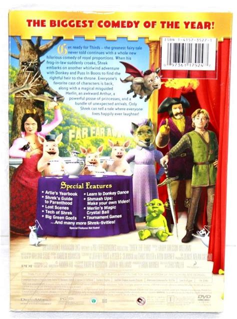 2007 Dreamworks Shrek The Third Widescreen W Special Features Dvd Nip