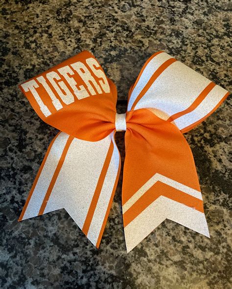 Custom Team Cheer Bow In Your Team Colors Great Sideline Etsy