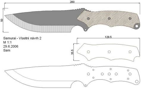 Timber rattler western outlaw full tang bowie knife. 29 best SZKICE NOZY images on Pinterest | Knife patterns ...