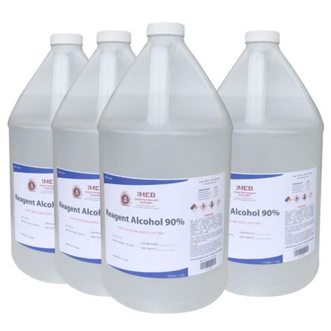 Tek Select® Reagent Alcohol 90 1 Gallon Choose Quantity Imeb Inc