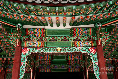 Temple Painting Detail Seoul South Korea Asia Photograph By Jacek Malipan
