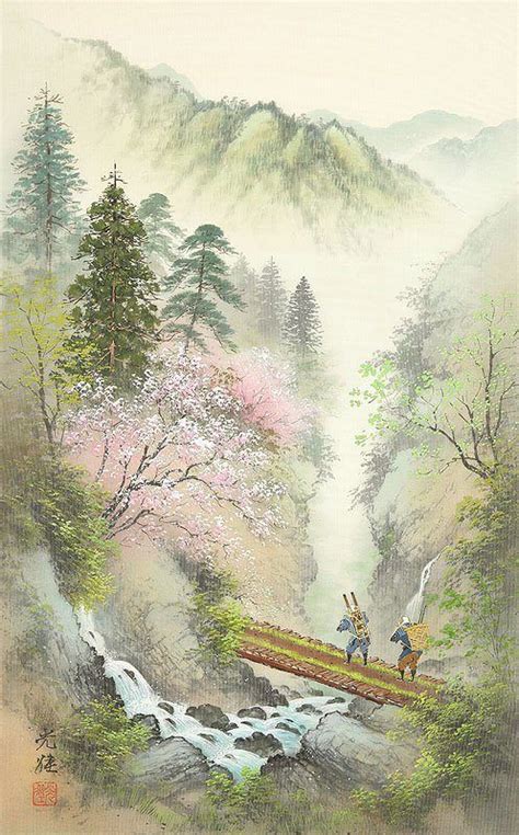 Koukei Kojima 小島光径 ~ The Cherry Blossoms Landscape Paintings Japan