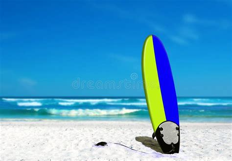 Surf Board On The Beach Stock Photo Image Of Sunny Surfboard 38876324