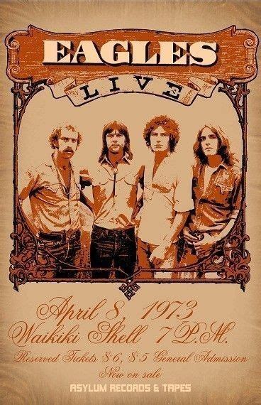 The Eagles Eagles Band Eagles Live Tour Posters Gig Posters Band