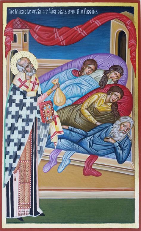 St Nicholas The Miracle Of Saint Nicholas And The Virgins Orthodox