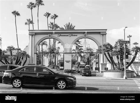 Paramount Studios Entrance In Los Angeles California Usa Stock Photo