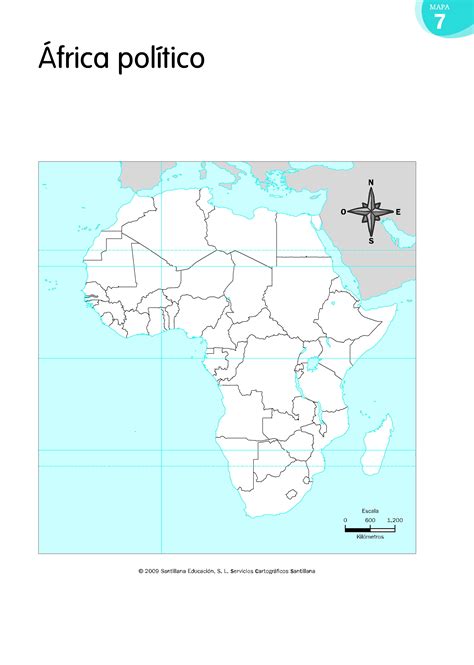 Mapa Mudo Fisico De Africa Mapa De Africa Para Imprimir Politico