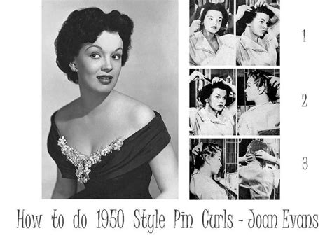 Vintage 1950s Pin Curls Hairstyle Tutorial Glamour Daze