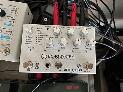 Empress Echosystem Dual Engine Delay Reverb Blinks And Reverb
