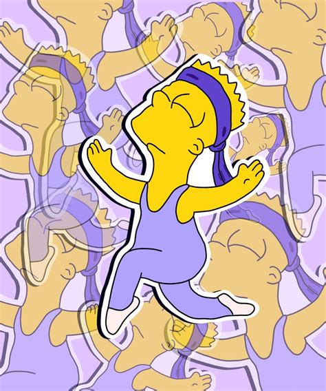 Ballet Bart Simpson Sticker In 2023 Etsy Zebra Face Unique Items Products