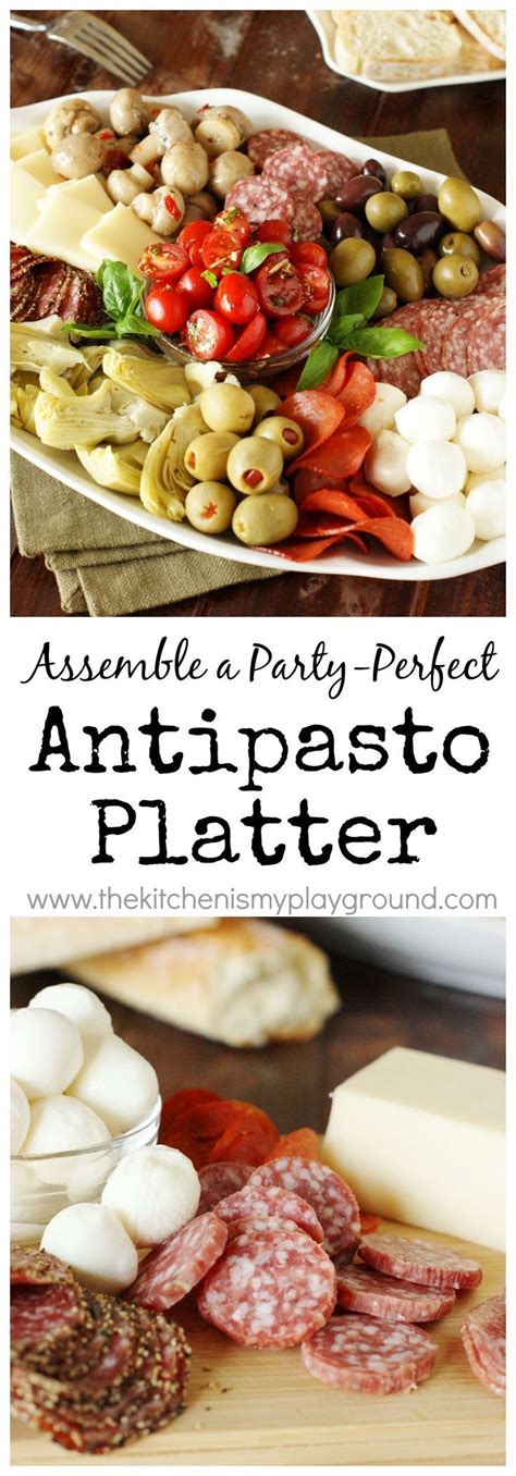 This recipe for antipasto salad is loaded with italian meats, cheese and veggies, all tossed in a homemade zesty dressing. Party-perfect Antipasto Platter ~ such a beautiful & versatile dish for entertaining. http://www ...