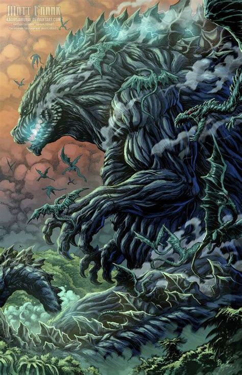 Matt Franks Godzilla Planet Of The Monsters Art Is Massive San