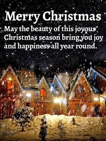 May The Beauty Of This Joyous Christmas Season Bring You Joy And Happiness All Year Round