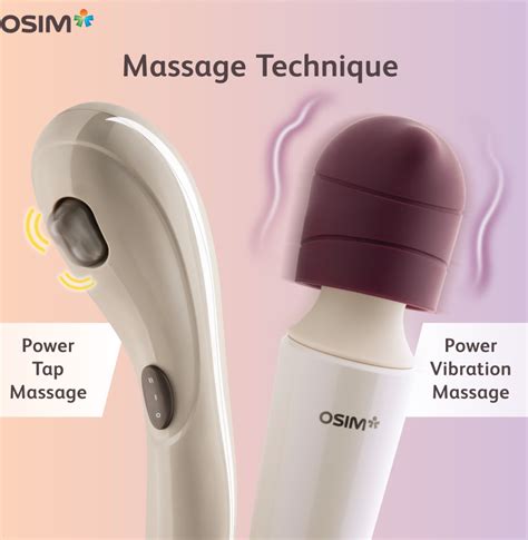Osim Handheld Massagers Let You Choose Intensity Level For Gentle Or