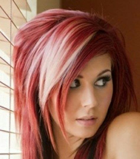 New Hair Color Red Streaks Blondes 50 Ideas Hair Styles Long Hair