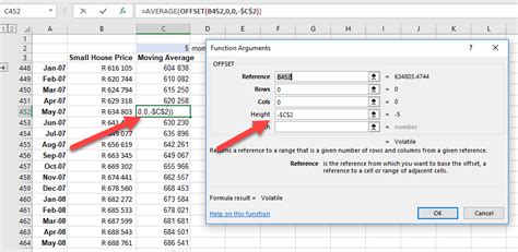 =average(the numbers you want to average). Variable moving average formula in Excel • AuditExcel.co.za
