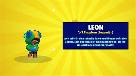 When leon uses his super, he gains a 24% boost to his movement speed for the duration of his invisibility. Brawl Stars Deutsch: Leon gezogen/ Gameplay - YouTube