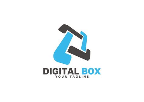 Digital Box Logo Template By Diqly Codester