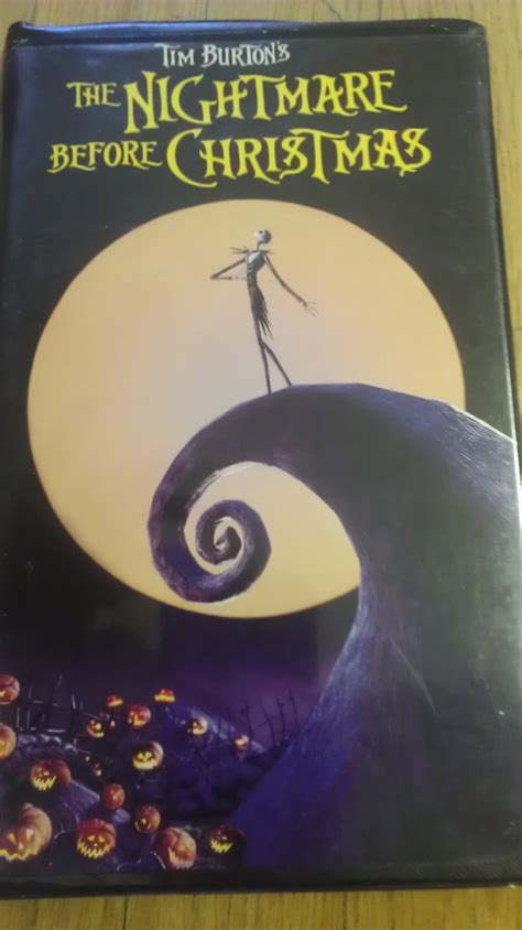 The Nightmare Before Christmas Vhs Clamshell