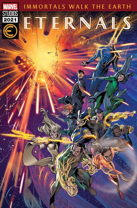 New Eternals 7 Comic Book Variant Covers Showcase The Characters Of