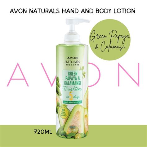 Avon Naturals Hand And Body Lotion Green Papaya And Calamansi Papaya