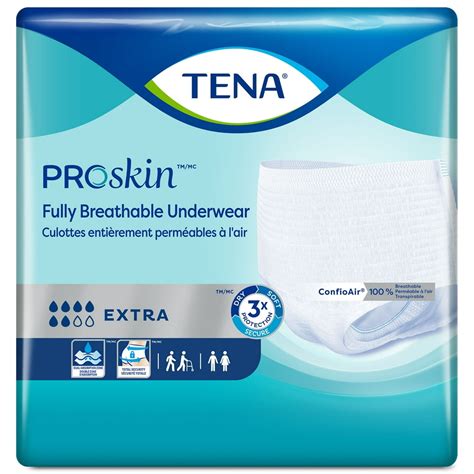 Tena Proskin Extra Disposable Underwear Pull On With Tear Away Seams 2x