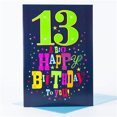 Maybe you would like to learn more about one of these? Giant 13th Birthday Card - Big 13 | Only 99p
