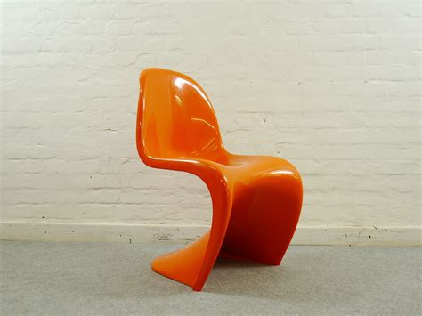 Orange Panton Chair Verner Panton 1970s Design Market