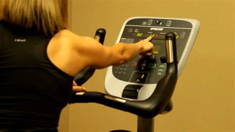 How To Use The Precor 835 Upright Bike Youtube
