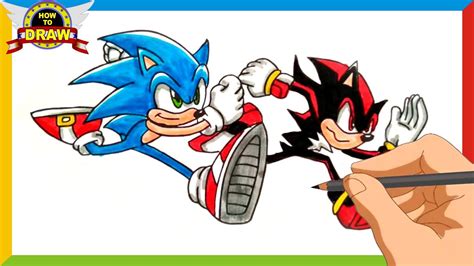 How To Draw Sonic The Hedgehog And Shadow The Hedgehog 2020 Tutorial
