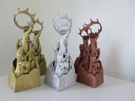3d Printed Award Custom Made Trophies Design Awards Trophy Design