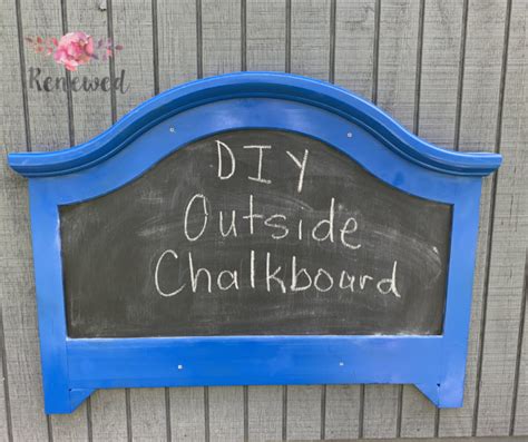 Diy Outdoor Chalkboard Moola Saving Mom