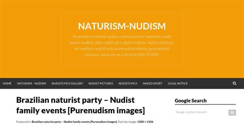 魚拓Brazilian naturist party Nudist family events Purenudism images