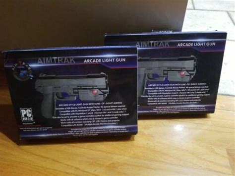 Ultimarc Aimtrak Arcade Light Gun Black Recoil And Power Supply Price For