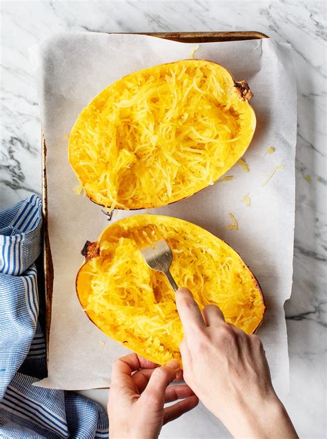 Like all winter squash, spaghetti squash requires some time in the oven before it becomes tender enough to eat. How to Cook Spaghetti Squash - Recipes by Love and Lemons
