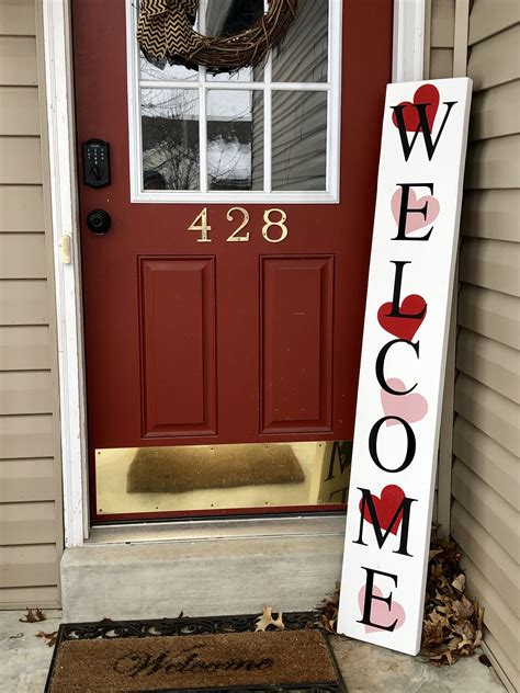 5ft Welcome Sign Made By Jordanshanedesigns Diy Valentines Day